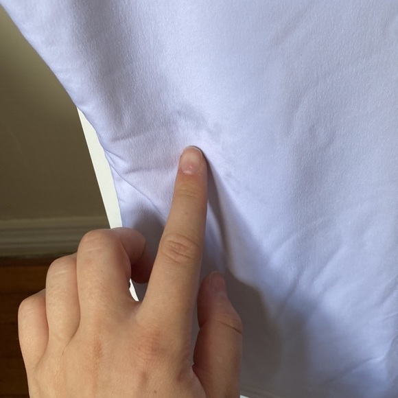 Keith Deep V-neck Tank Bodysuit, white, size S - Picture 4 of 5